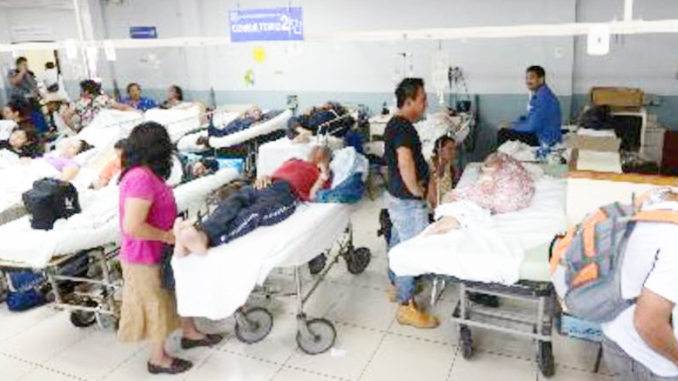 En muchos hospitales se trabaja en condiciones extremas