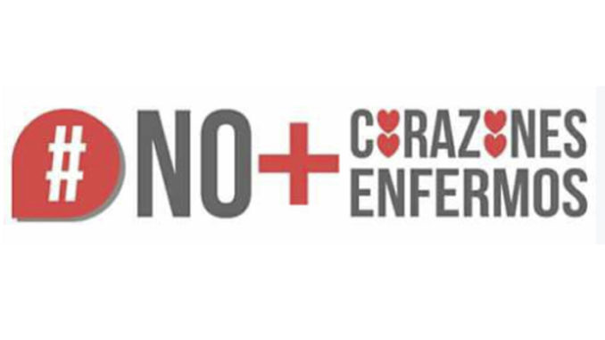 Solicitan apoyo con el Hashtag #No+corazonesEnfermos