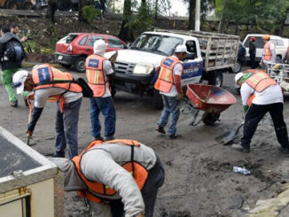 40 toneladas de lodo fueron retiradas de las zonas afectadas