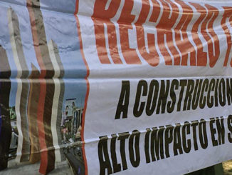 Los colonos aseguraron que no se han mostrado los permisos correspondientes o las licencias de construcción