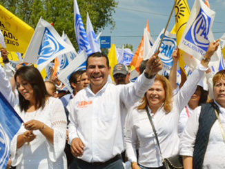 Con una marcha por la paz y contra la corrupción, “Beto Díaz cerro las actividades de su campaña por la presidencia municipal de Tlalnepantla.