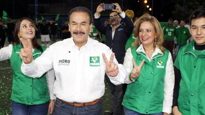 Pedro Rodríguez, candidato por el Partido Verde Ecologista para la alcaldía de Atizapán